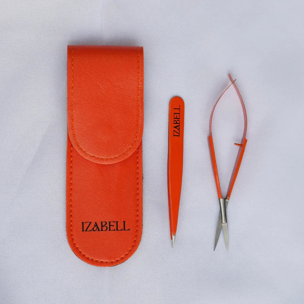 IZABELL Kit – Premium Tweezers & Scissors Set